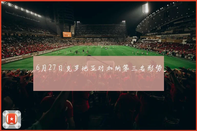 6月27日克罗地亚对加纳第三名形势